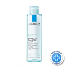 La Roche-Posay Effaclar Ultra Почистваща мицеларна вода за мазна чувствителна кожа 200 мл