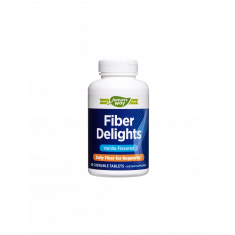 Fiber Delights - Микс от фибри за отслабване и детоксикация, 60 дъвчащи таблетки Nature’s Way