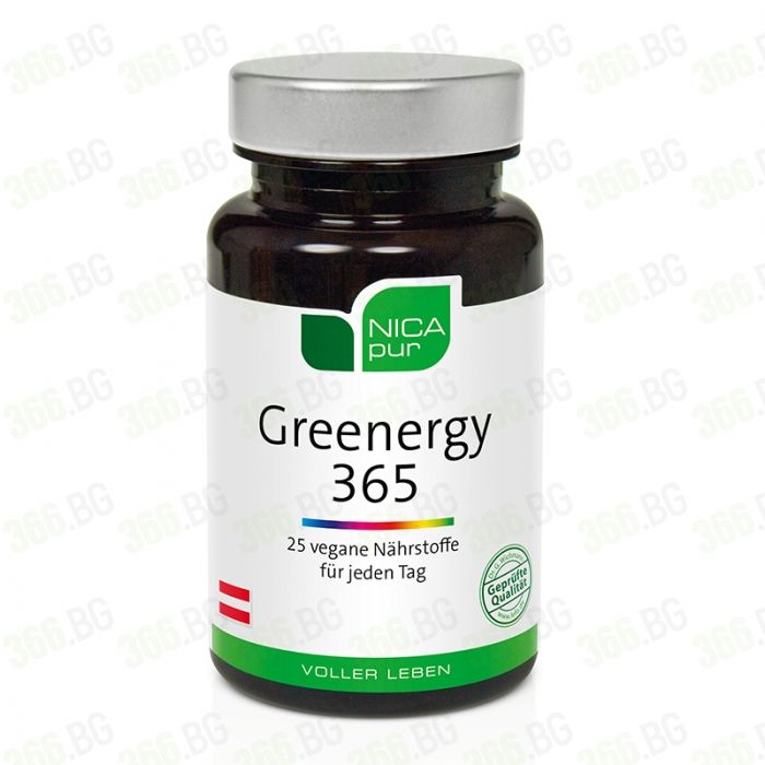NICApur Greenergy 365 витамини и минерали х60 капсули