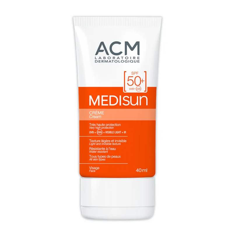 ACM Medisun SPF50+ Крем за всякакъв тип кожа без цвят 40 ml