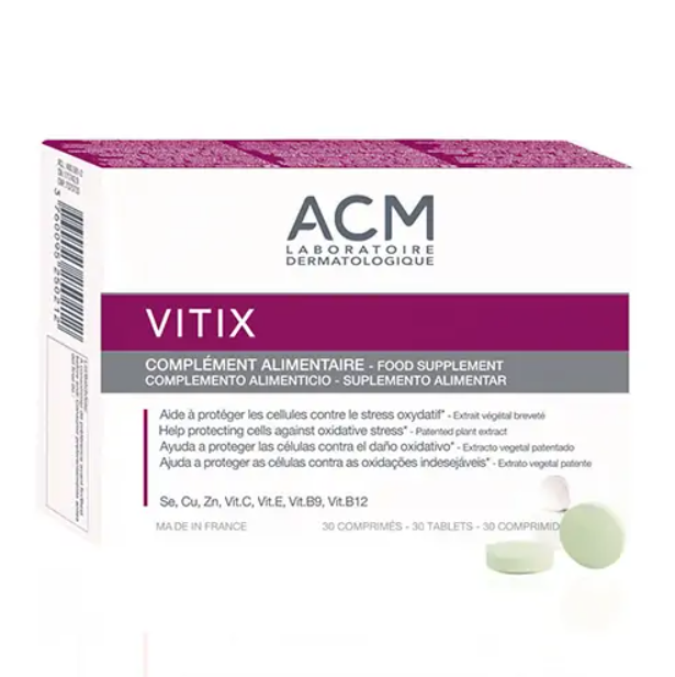 ACM Vitix Антоксидантни таблетки при витилиго x30 таблетки