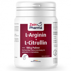АРГИНИН + ЦИТРУЛИН Прах / ARGININE + CITRULLINE - ZeinPharma (180 гр)