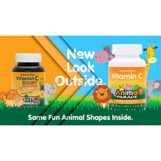 Витамин С за ДЕЦА – Animal Parade (Портокал, 90 бр)
