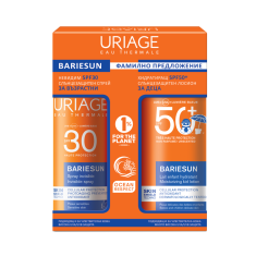 Uriage Bariesun SPF30 Слънцезащитен спрей 200 ml + Bariesun SPF50+ Лосион за деца 100 ml