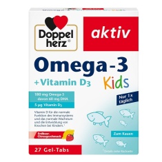 DoppelHerz Aktiv Омега-3 + Витамин D3 за Деца х27 желирани таблетки