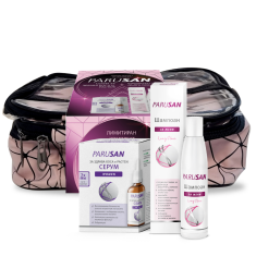 Parusan Шампоан за дълга коса 200 ml + Серум 2 бр. х50 ml + Несесер