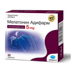 Мелатонин Макс Адифарм 3 mg x30 таблетки 