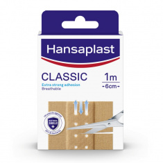 Hansaplast Пластири Класик 1 m x 6 cm