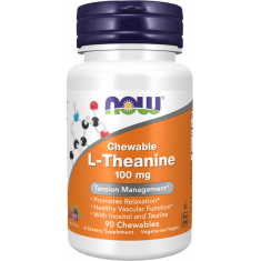 L-Theanine 100 mg Chewable | with Inositol & Taurine