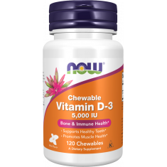 Now Vitamin D-3 5000 IU / Chewable