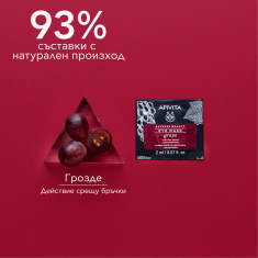 Apivita Express Beauty Стягаща маска за околоочен контур с грозде 2 броя x2 ml