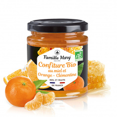 Famille Mary Конфитюр с мед и био портокал-клементин 220 g