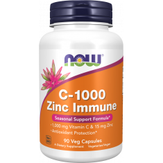 C-1000 Zinc Immune | Vitamin C + Zinc Bisglycinate