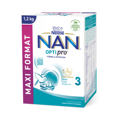 Nestle Nan 3 Optipro Адаптирано мляко 1200 g