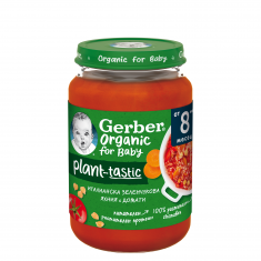 Nestle Gerber Organic Италианска зеленчукова яхния с домати 190 g