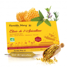 Famille Mary Пчелен елексир (с мед, пчелно млечице, пчелен прашец, прополис и 54 Органик растения) х10 ампули за пиене