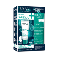 Uriage Комплект Hyseac 3-Regul Грижа за кожа с несъвършенства 40 ml + ПОДАРЪК Hyseac Почистващ гел 50 ml