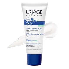 Uriage Bebe Успокояващ и регулиращ крем за лице и скалп против крусти 40 ml