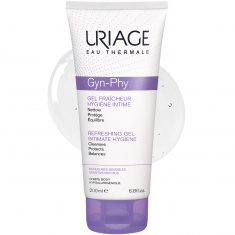 Uriage Gyn-Phy Защитаващ освежаващ почистващ интимен гел за чувствителна кожа 200 ml