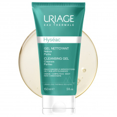 Uriage Hyseac Почистващ гел за лице и тяло за комбинирана до мазна кожа 150 ml