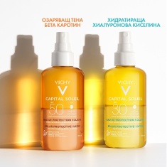 Vichy Capital Soleil SPF30 Слънцезащитна вода с хидратиращ ефект 200 ml