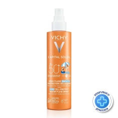 Vichy Capital Soleil Cell Protect SPF50+ Детски флуиден спрей за защита на кожните клетки 200 ml