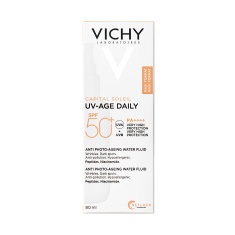 Vichy Capital Soleil UV-Age Daily SPF50+ Флуид против поява на признаци на фотостареене 80 ml