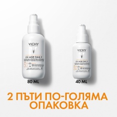 Vichy Capital Soleil UV-Age Daily SPF50+ Флуид против поява на признаци на фотостареене 80 ml