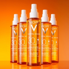 Vichy Capital Soleil SPF30 Защитно масло за лице, тяло и краищата на косата 200 ml