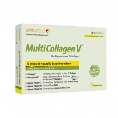 VitaGold Мултиколаген 5 за ставите, костите, кожата, косата и ноктите х30 капсули