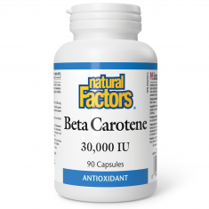 Natural Factors Бета каротин 30000 IU х90 капсули