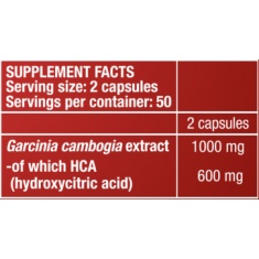 HCA / 100 Caps.