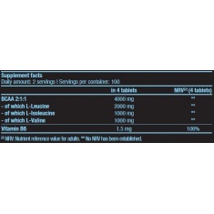 BCAA + B6 / 200 Tabs.