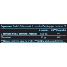 FOR HER L-Carnitine + Chrome 60 caps