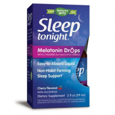 Nature's Way Sleep Tonight Мелатонин, Л-Теанин и Билки (капки) 59 ml
