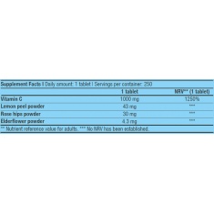 Vitamin C 1000mg. Bioflavonoids / 250 Tabs.