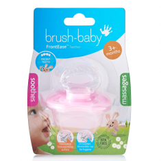 Brush Baby FrontEase Teether гризалка, 3м.+, розова