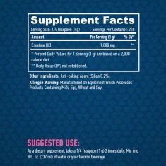 Sports Creatine HCL 200g.