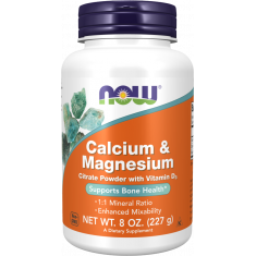 Calcium & Magnesium Citrate Powder with Vitamin D3
