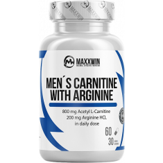 Men's Carnitine with Arginine | Acetyl L-Carnitine + L-Arginine x 60 капсули