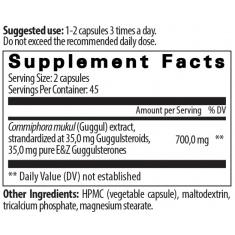 Guggulsterone 90 Caps.