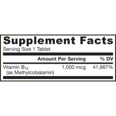 Methyl B-12 1000mcg / 100 Lozenges