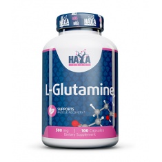 Haya Labs L-Glutamine 500 mg x100 капсули