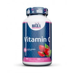 Vitamin C with Rose Hips 500mg / 100 Caps.