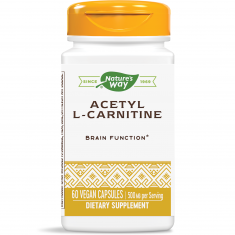 Nature's Way Ацетил-Л-карнитин 500 mg х60 капсули
