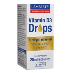 Lamberts Витамин D3 Капки 20 ml