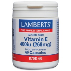 Lamberts Витамин Е 400 IU (268 mg) х60 таблетки