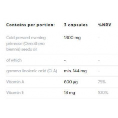 Primrose Oil 1800 mg | with Vitamin A & E x 120 капсули