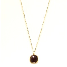 FARMA BIJOUX Колие с кафяв кварц 1GQ13