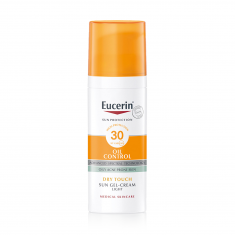 Eucerin Слънцезащитен гел-крем за лице за мазна кожа SPF 30+ 50 ml